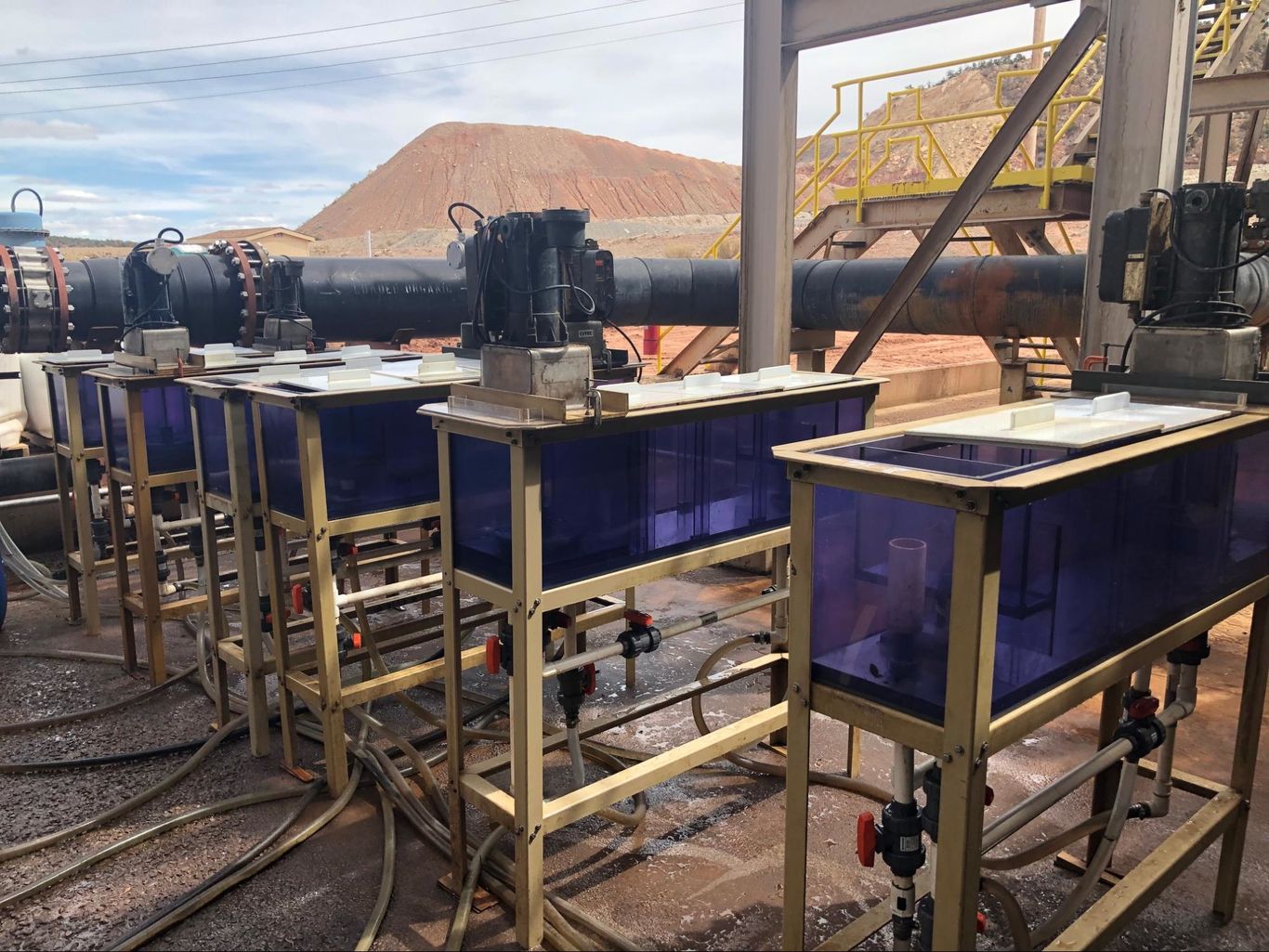 Larger scale on-site pilot plant testing capabilities Larger scale on-site pilot plant testing capabilities