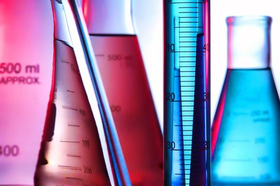 Scientific laboratory graduated cylinder